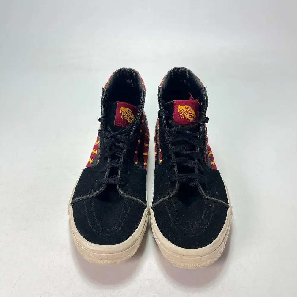Vans Sk8-Hi x Harry Potter Gryffindor High Top Sneakers 721356 Youth Size 3.5